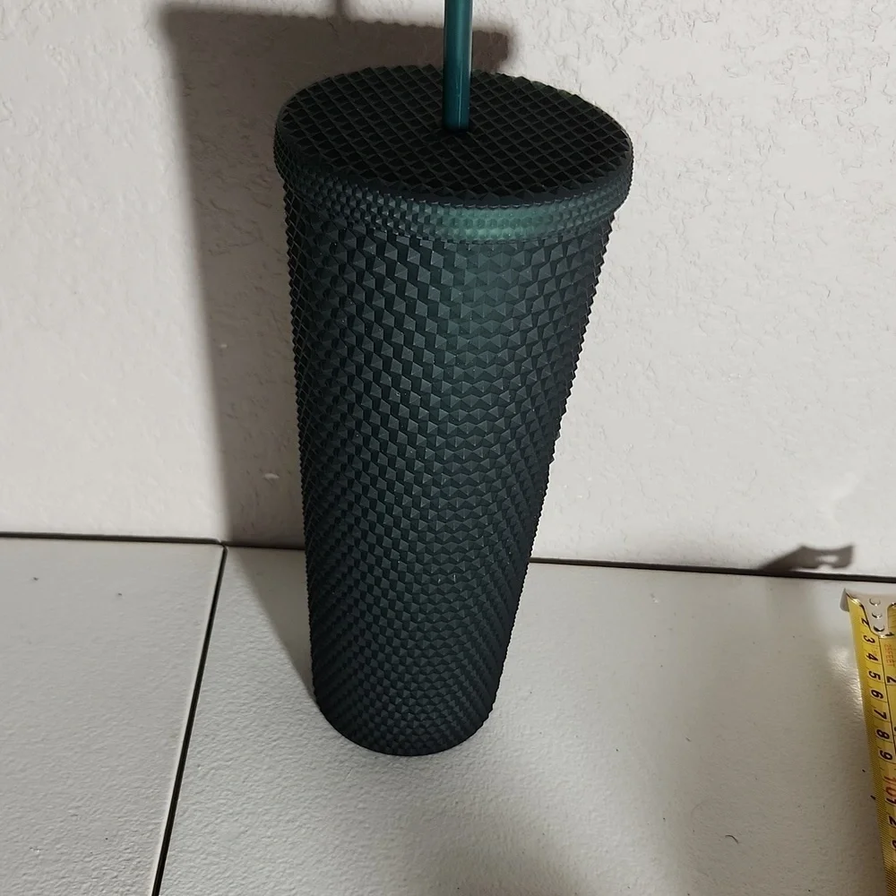 Starbucks mermaid spike 14 oz cup green new